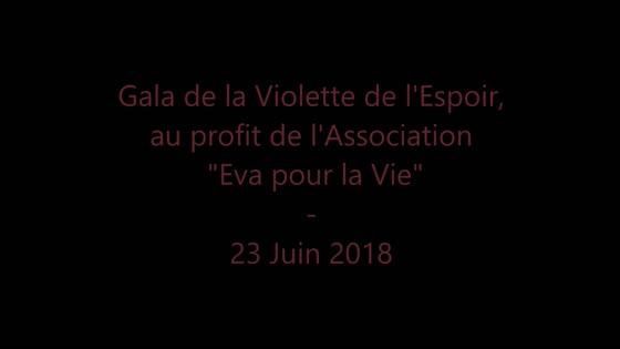 Regarder la vidéo Reportage : Gala de la Violette de l'Espoir, pour la fondation 