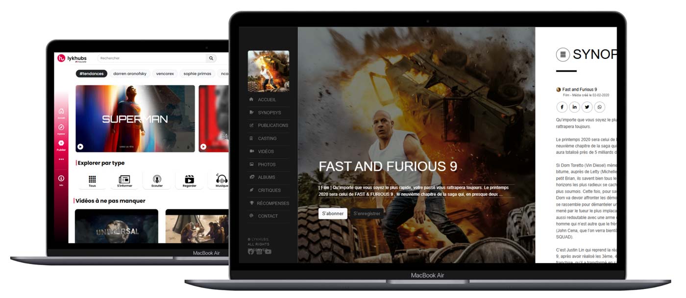 Fusion Lykhubs et site web