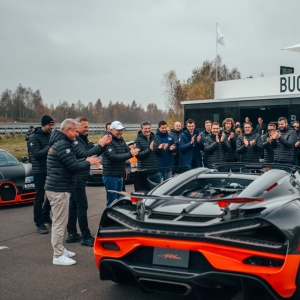 Record de vitesse pour Bugatti W16 Mistral