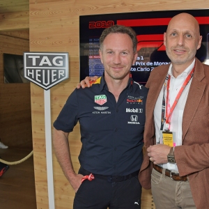 Christian Horner and Stephane Bianchi, 50th anniversary