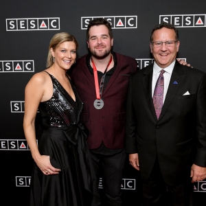 Shannan Hatch, Matt McGinn and Curt Bruns attend the 2018 SESAC Nashville Music Awards