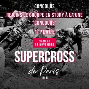 Concours SUPERCROSS de Paris