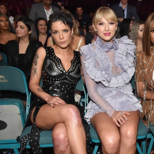 Halsey, Taylor Swift and Jennifer Hudson attend the 2019 Billboard Music Awards